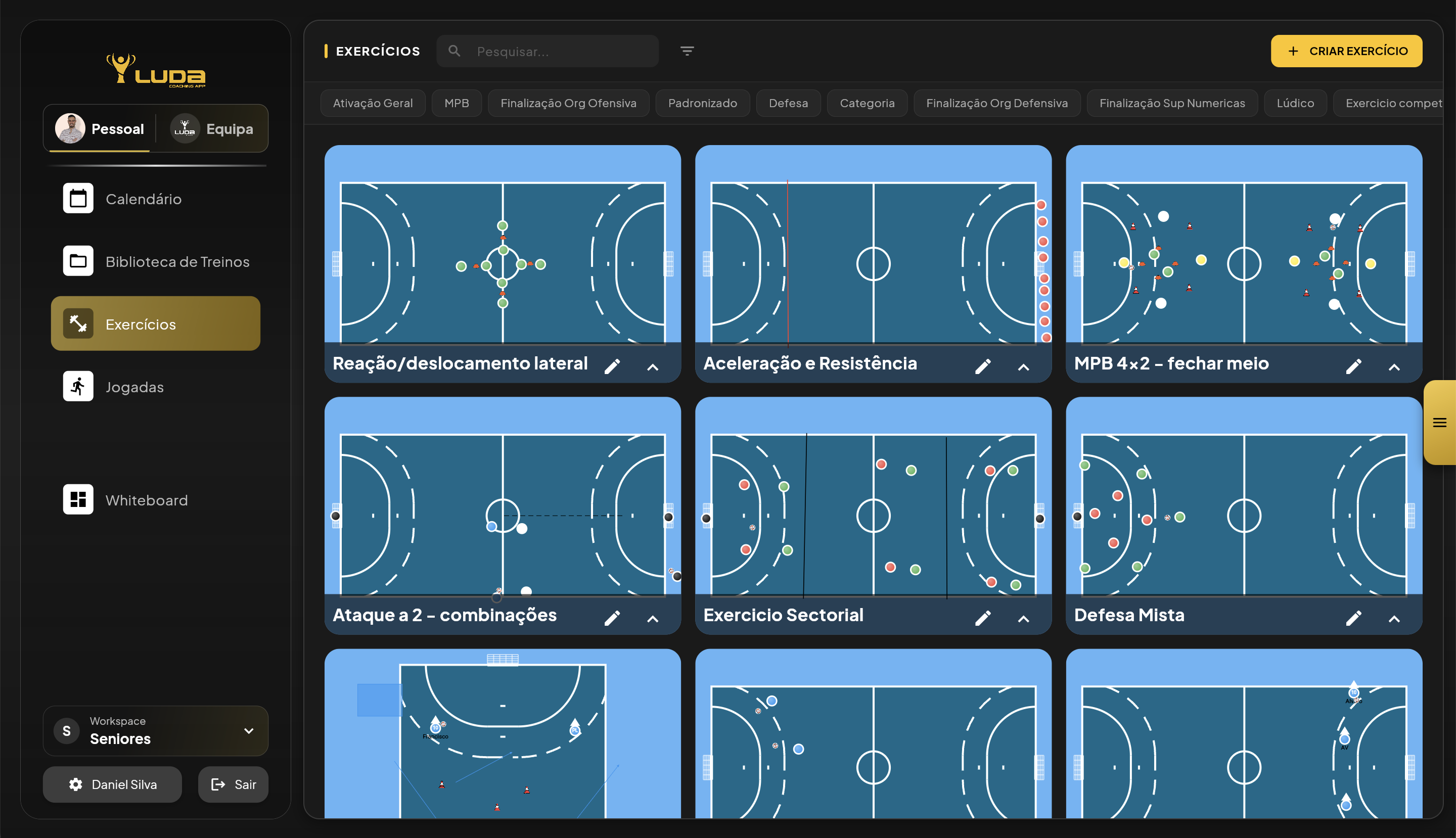 Conjunto de Exercícios — Andebol